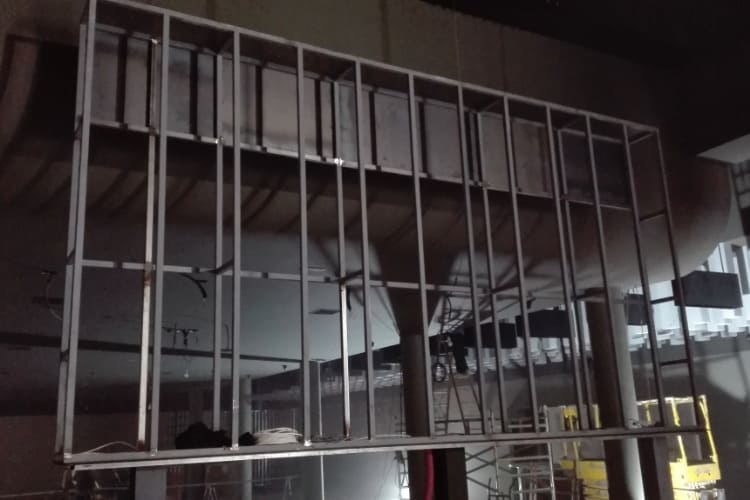 estructura pantalla led