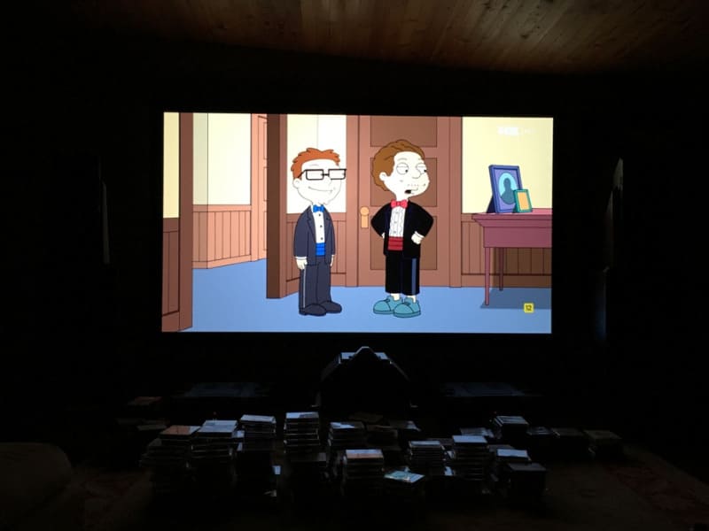 pantalla sala de audicion